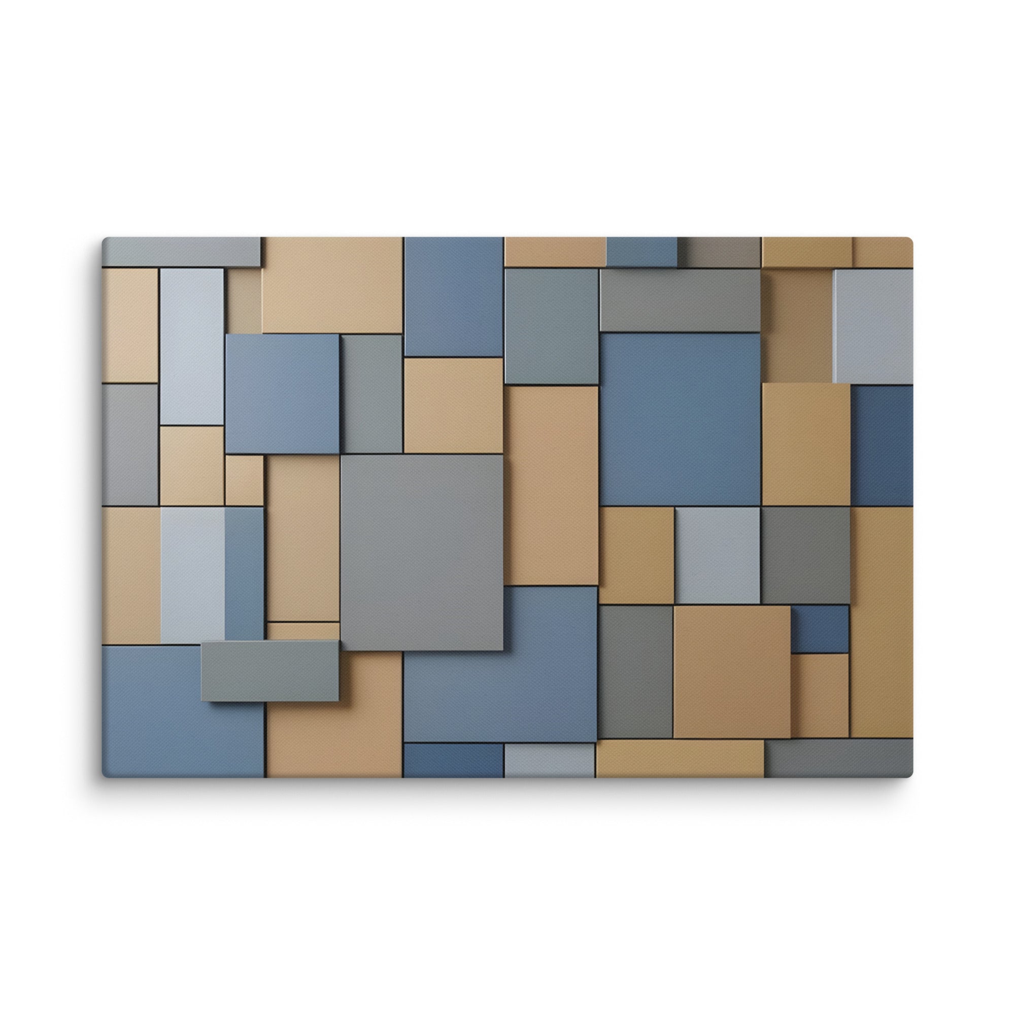 Agate canvas print product view in 28 x 28 inch large size