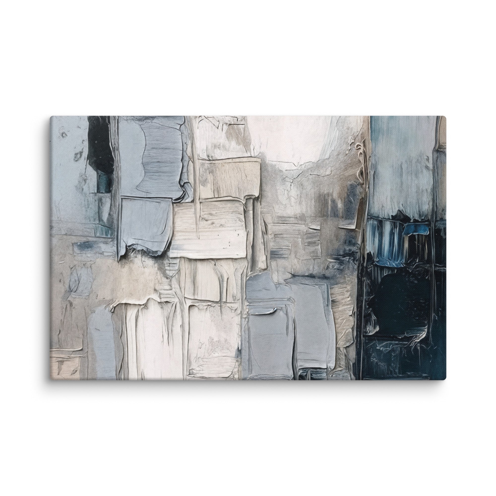 Haze canvas print product mockup in 26 x 40 inch statement piece