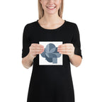 Slate I wall art product image as a canvas print in 8 x 8 inch universal size