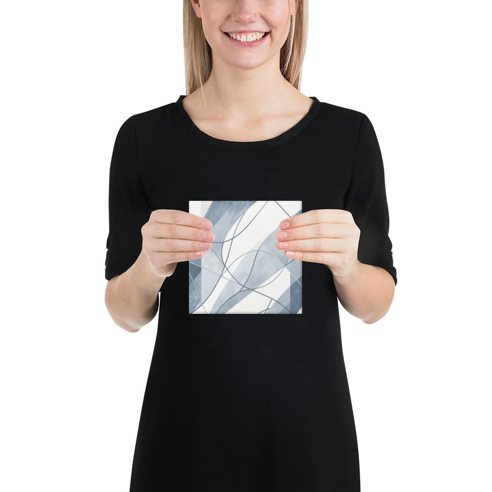 Slate XVII wall art product image as a canvas print in 8 x 8 inch universal size