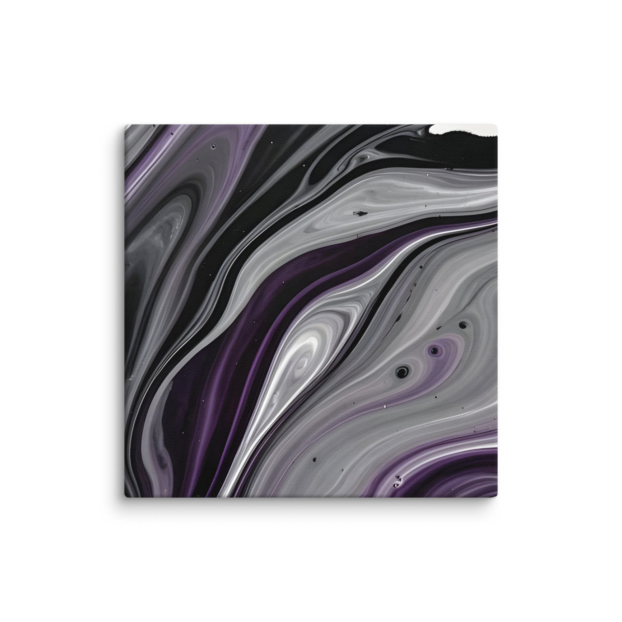 Amethyst Flow canvas print product view in 28 x 28 inch large size