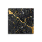Midas canvas print with product details shown in 30 x 30 inch statement piece