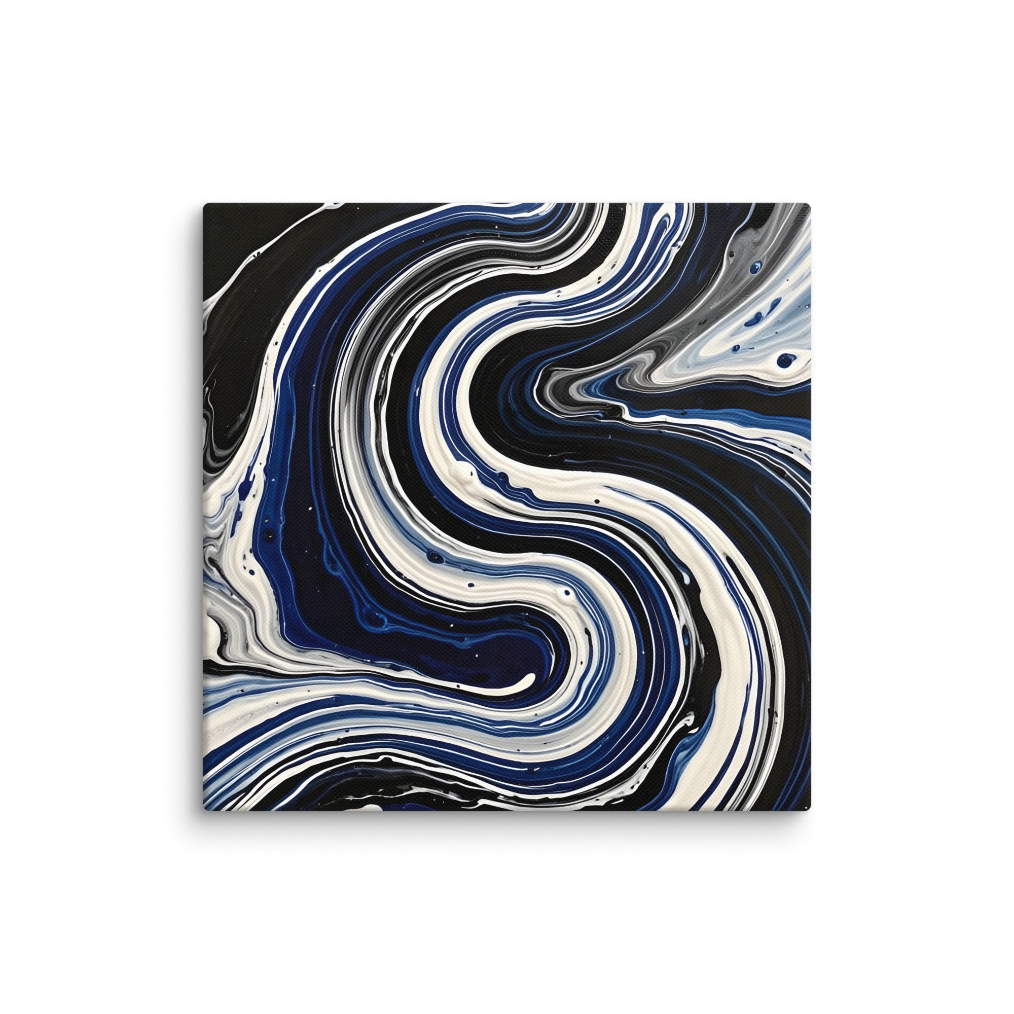 Midnight Surge canvas print product view in 28 x 28 inch large size