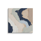 Marl canvas artwork with pale stone and soft clay tones with subtle visual texture, shown on white.