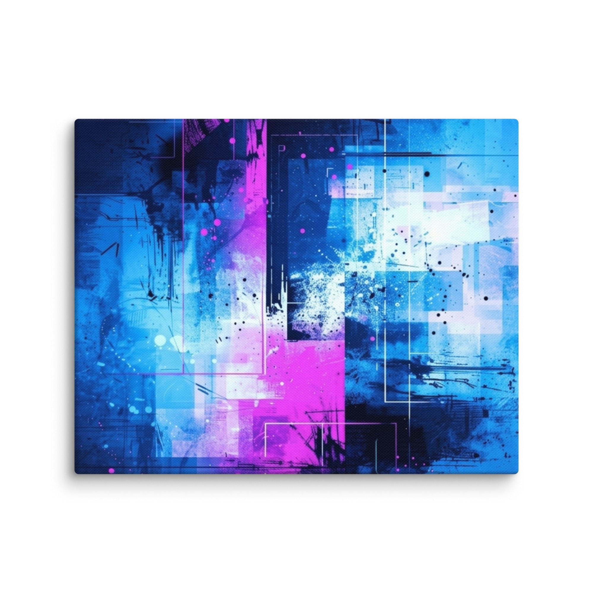 Canvas 'Neon wall art image for product listing in 28 x 40 inch statement piece