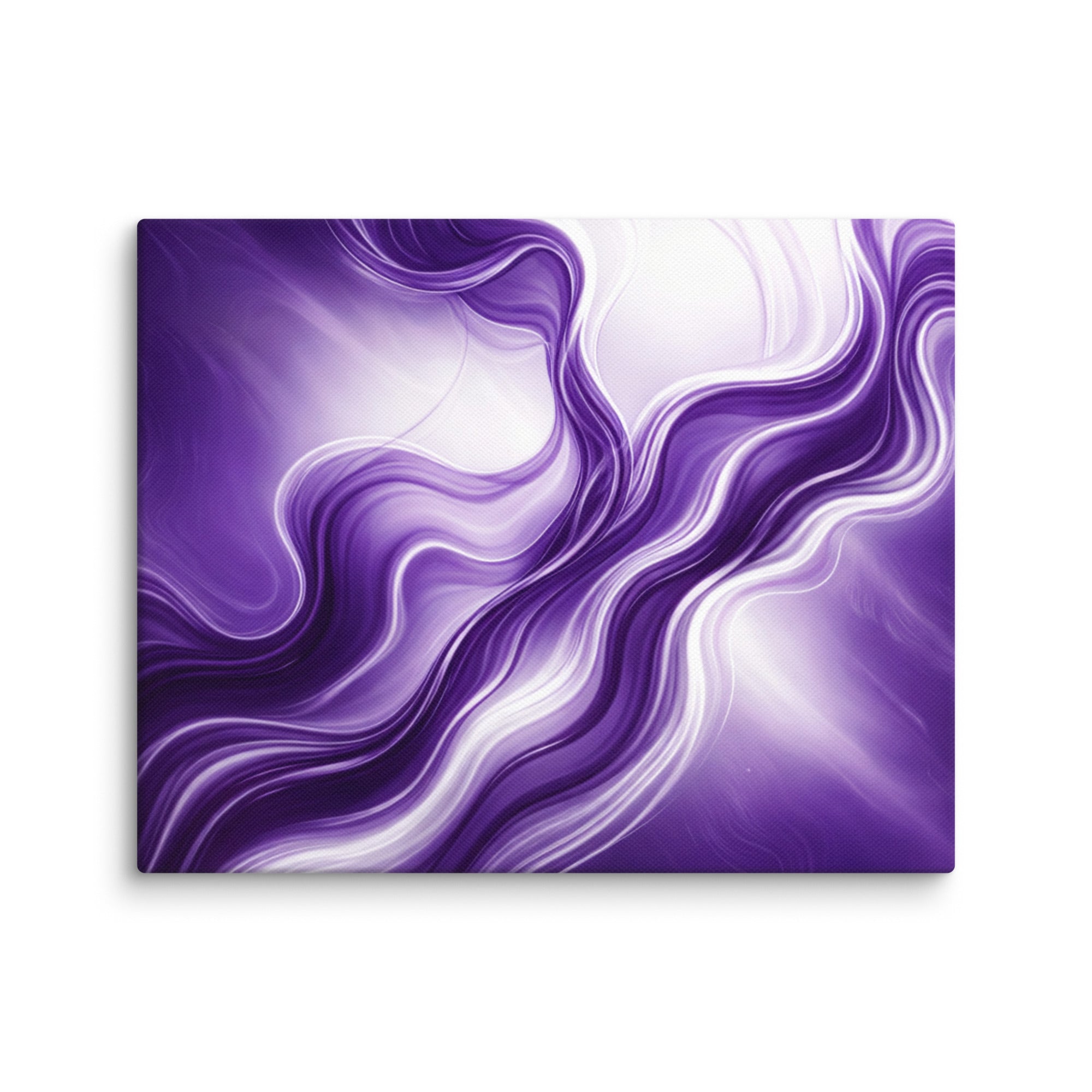 Silk canvas print with product details shown in 30 x 30 inch statement piece
