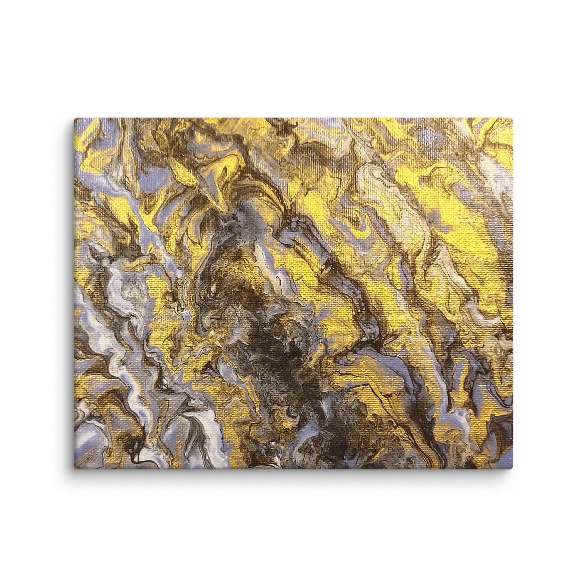 Gold Wave canvas print image for product listing in 28 x 40 inch statement piece