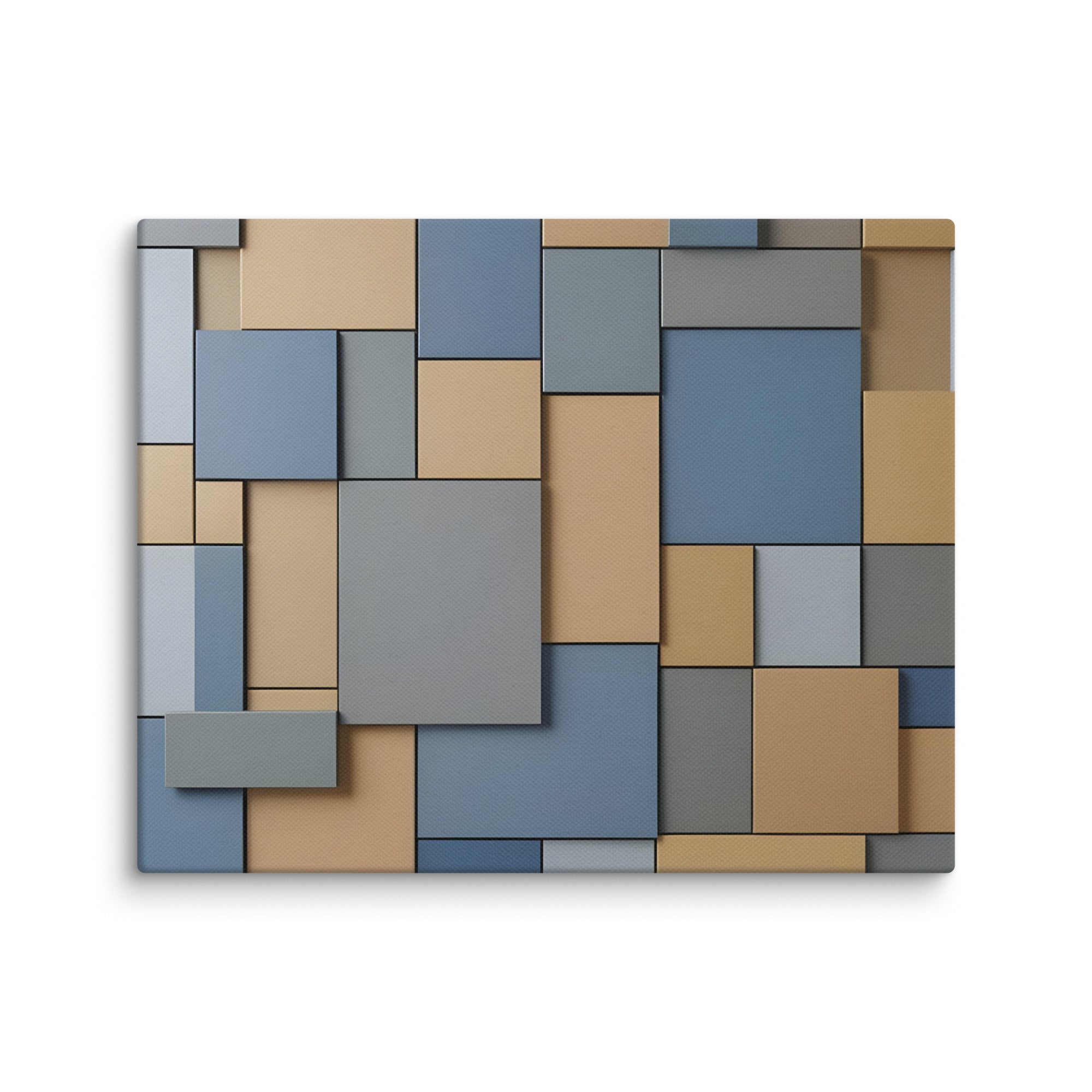 Agate canvas print with product details shown in 30 x 30 inch statement piece