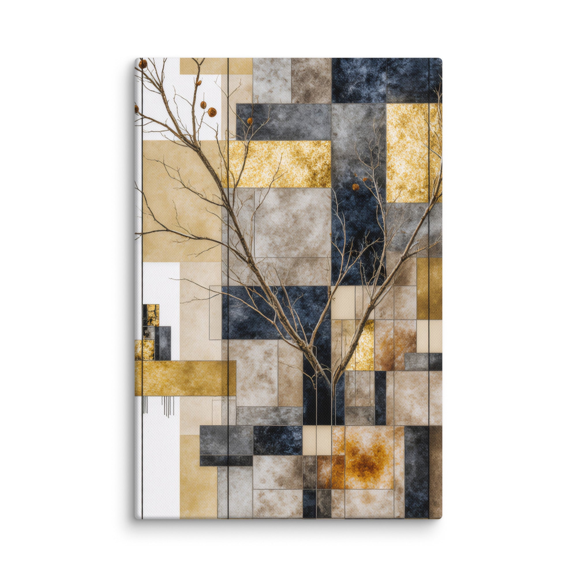 Solari canvas print, wall display view in 30 x 40 inch statement piece