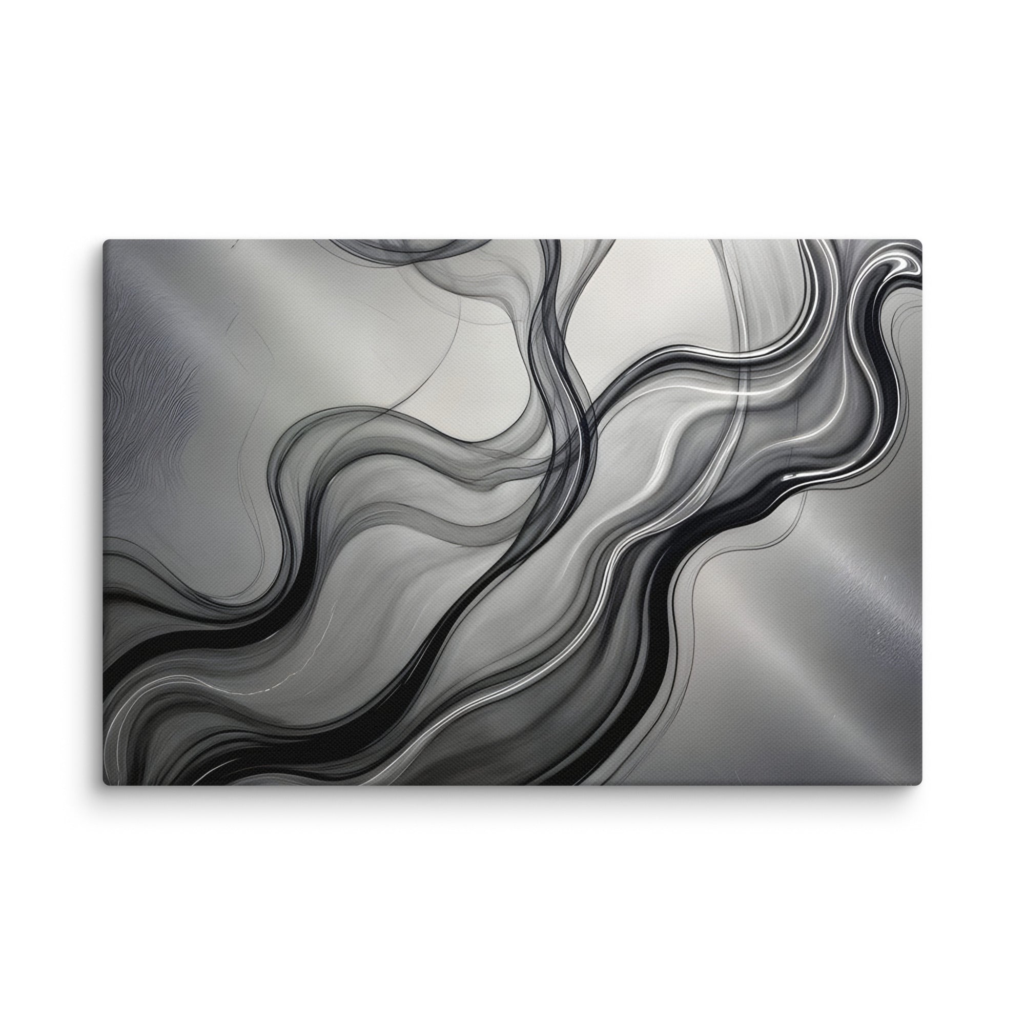 Smoke canvas print, wall display view in 30 x 40 inch statement piece