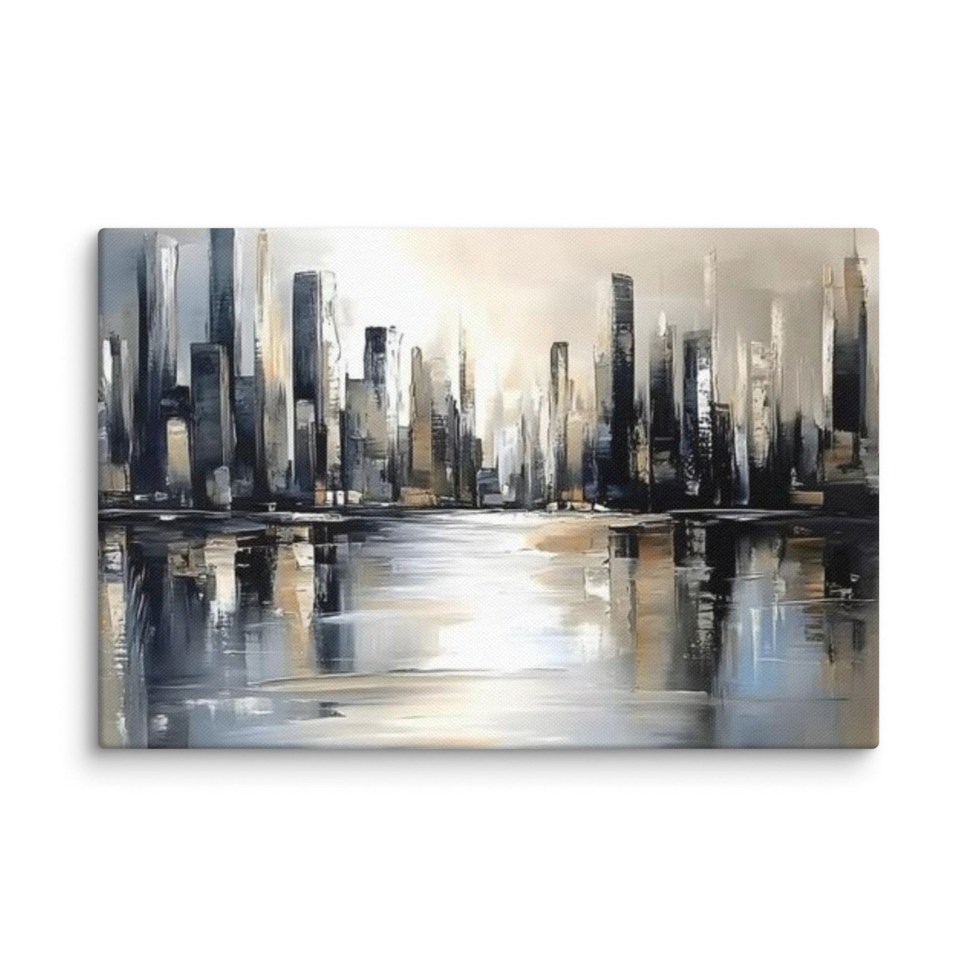 Sharps canvas print with product details shown in 30 x 30 inch statement piece