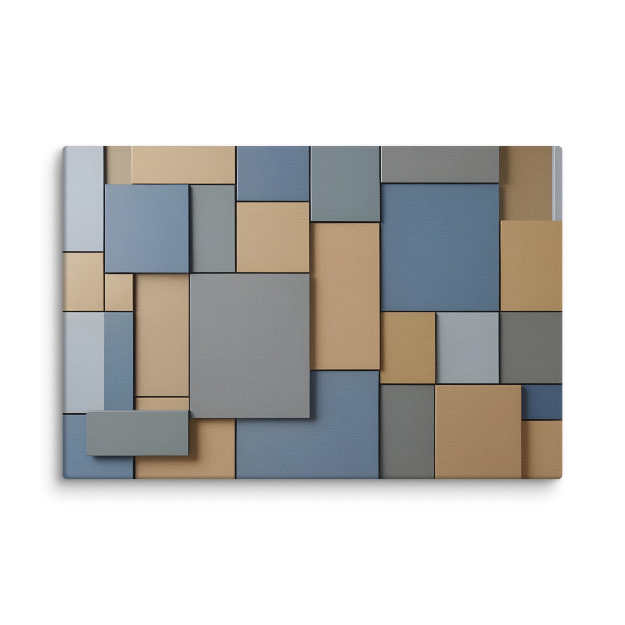 Agate canvas print, wall display view in 30 x 40 inch statement piece