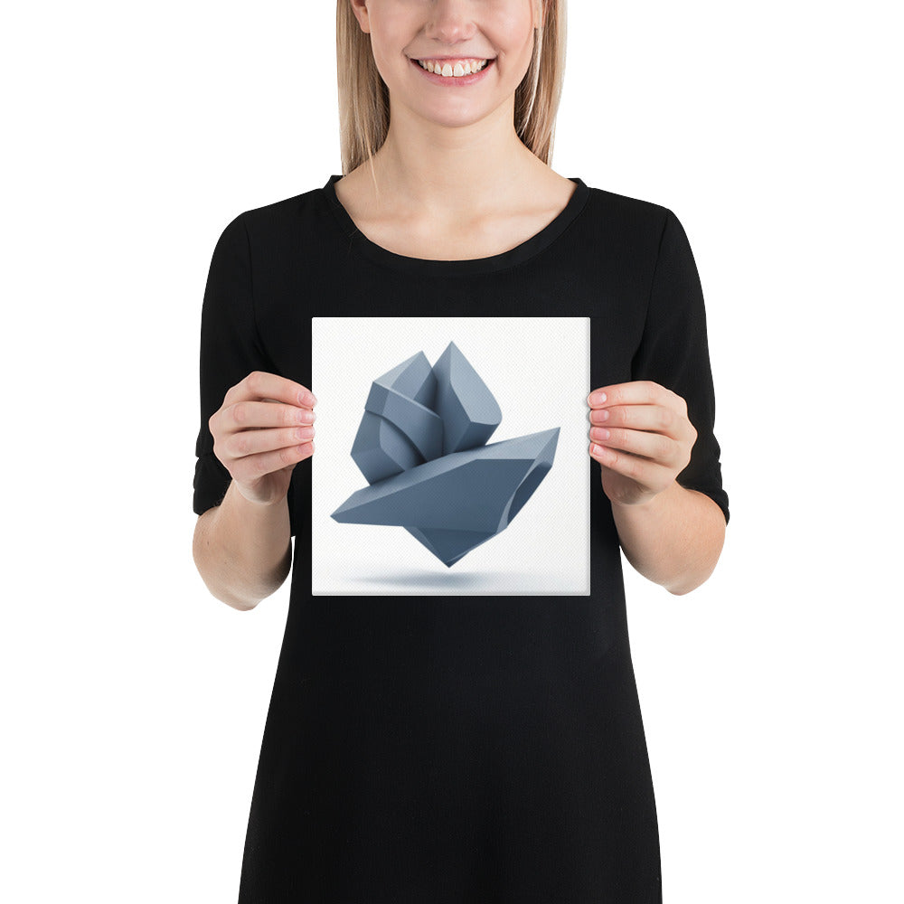 Slate II canvas print front-facing product image in 10 x 10 inch universal size