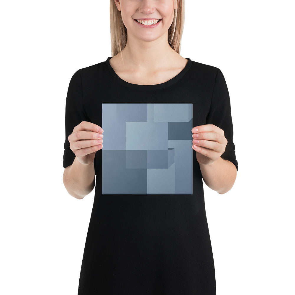 Slate III canvas print front-facing product image in 10 x 10 inch universal size