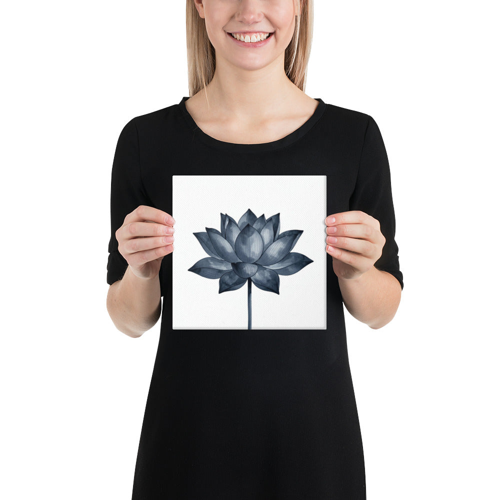 Slate V canvas print front-facing product image in 10 x 10 inch universal size