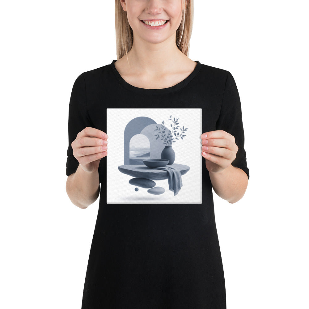 Slate XV canvas print front-facing product image in 10 x 10 inch universal size