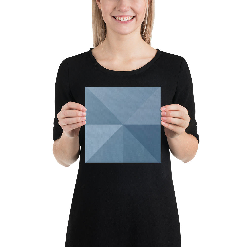 Slate XVIII canvas print front-facing product image in 10 x 10 inch universal size