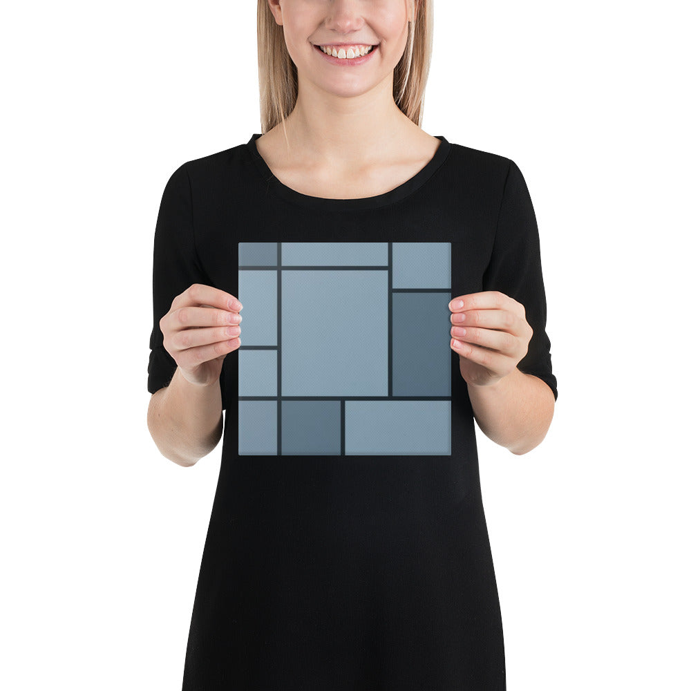 Slate XXIX canvas print wall display image in 12 x 12 inch universal size