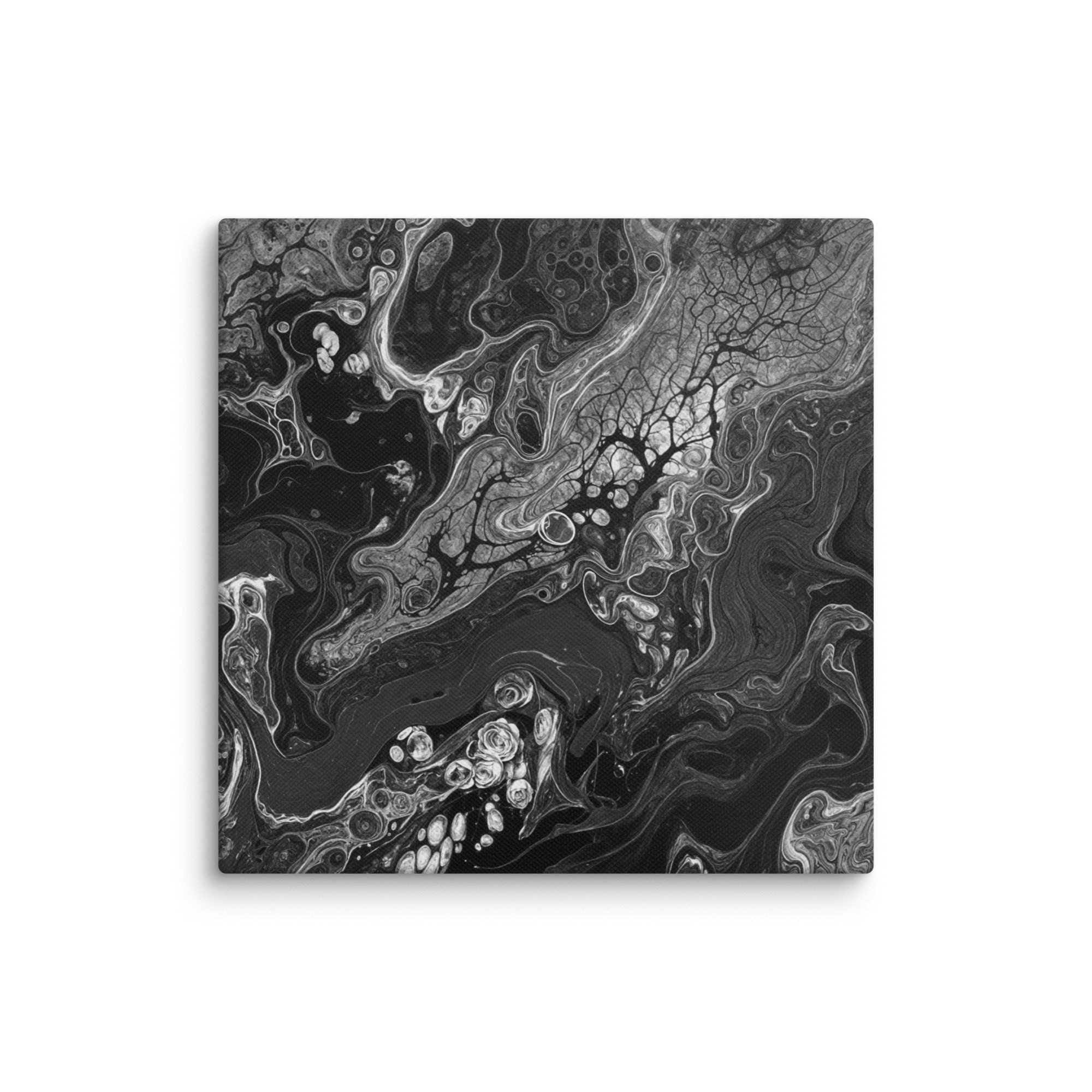 Dark Matter canvas print, wall display view in 30 x 40 inch statement piece