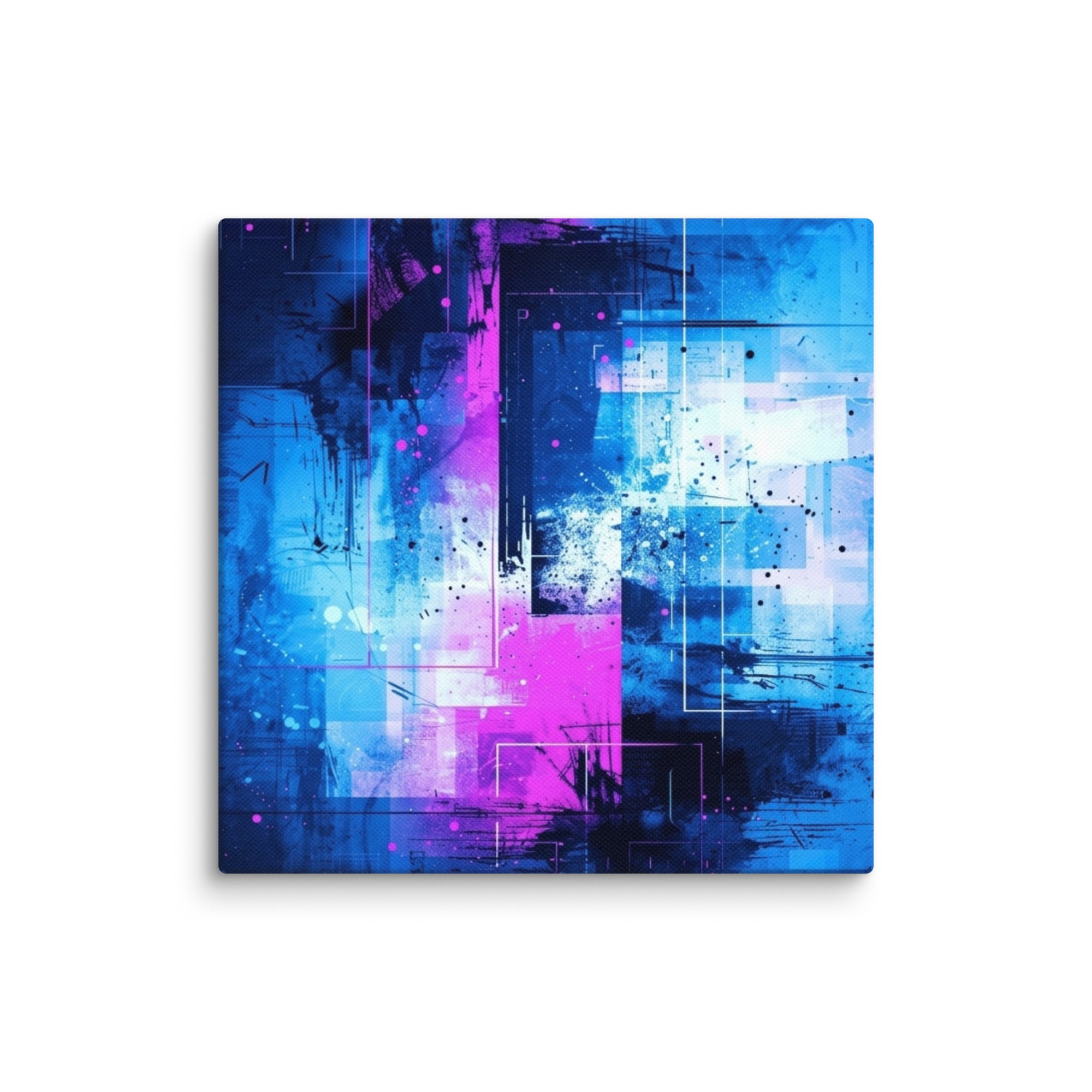 Canvas 'Neon wall art, wall display view in 30 x 40 inch statement piece