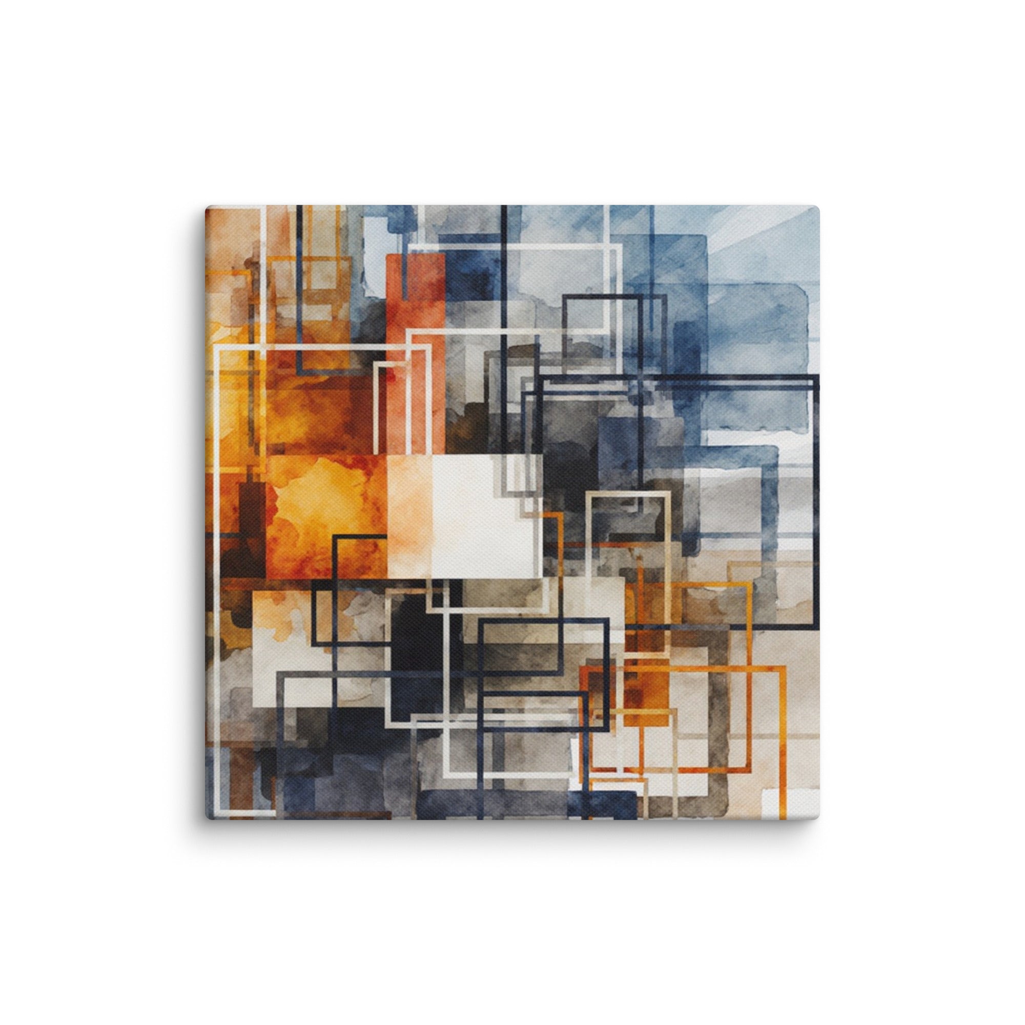 Tessera canvas print, wall display view in 30 x 40 inch statement piece