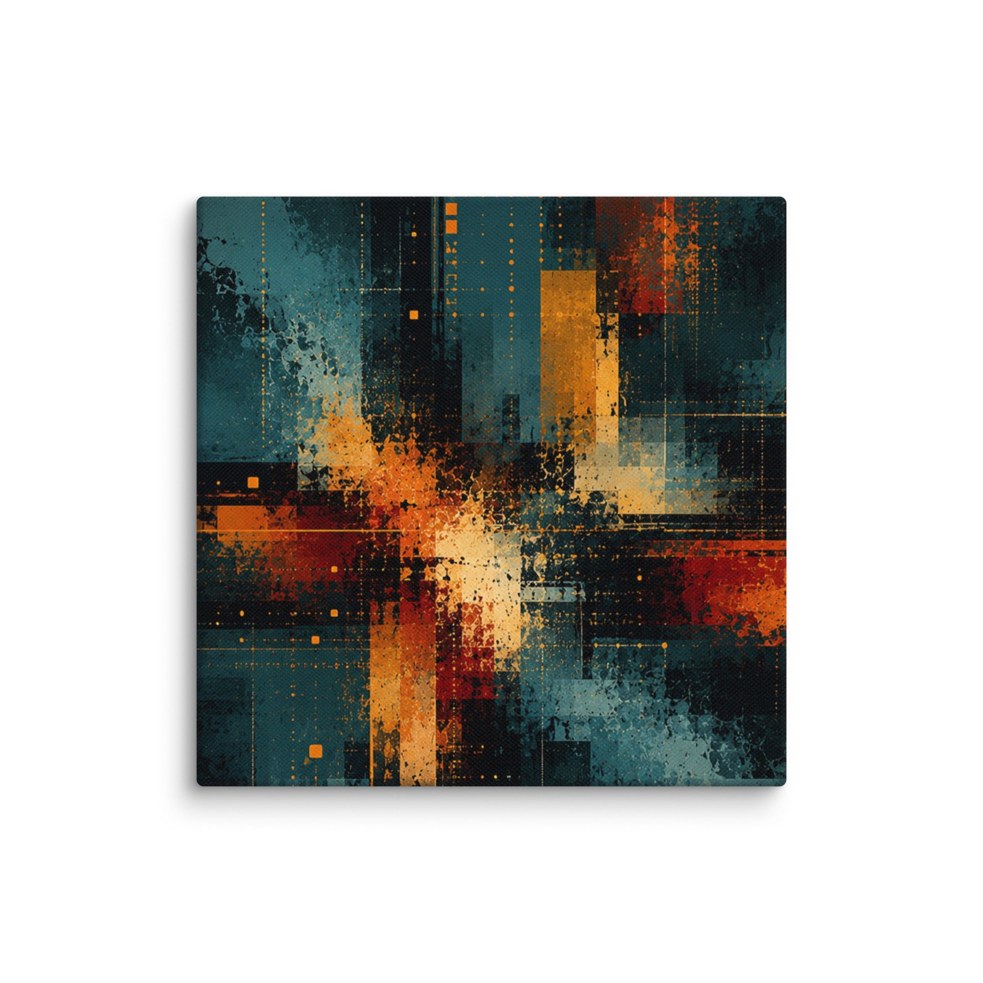 Axion canvas print, wall display view in 30 x 40 inch statement piece