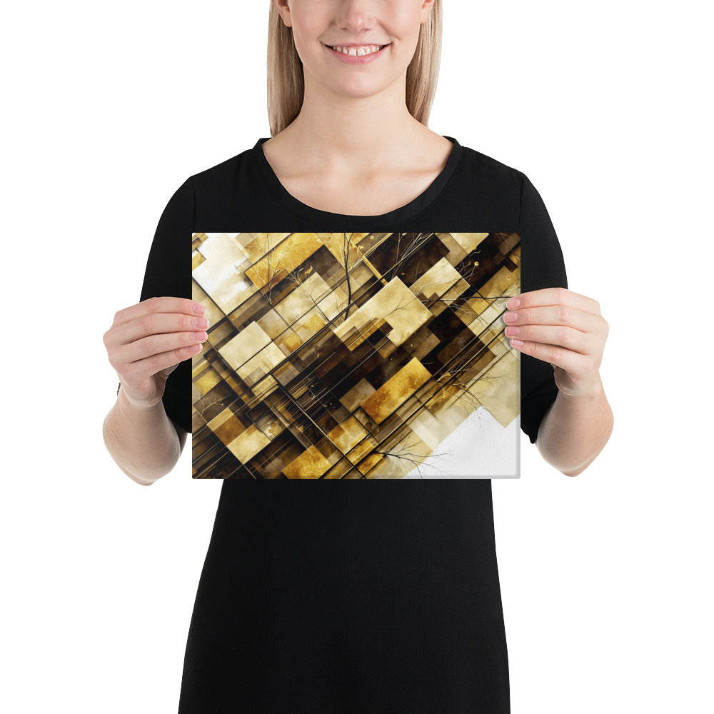 Helios framed canvas print product image in 12 x 16 inch universal size