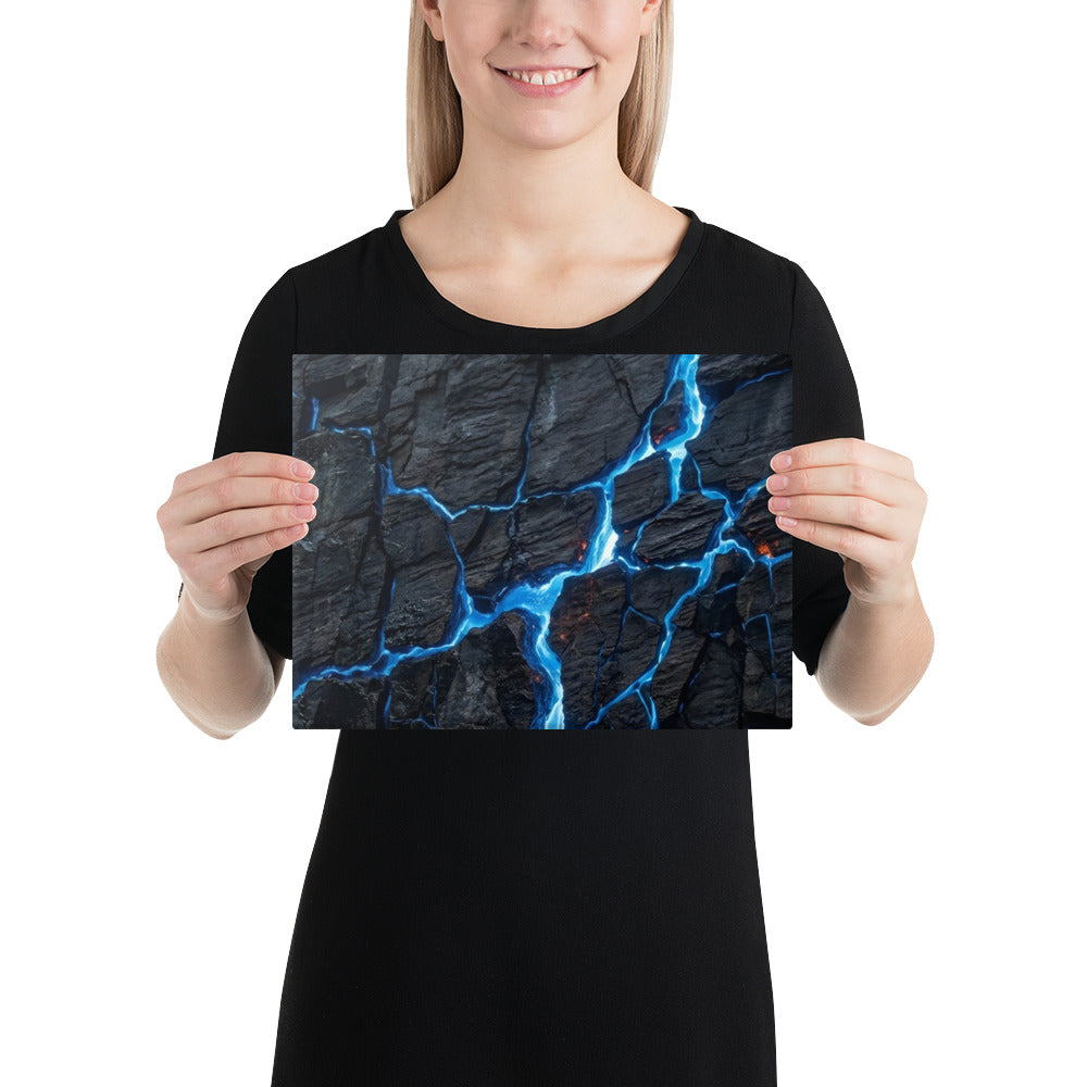 Effusions canvas print product mockup in 12 x 16 inch universal size