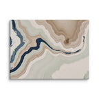 Terrace canvas artwork with stepped stone-like shelves and warm mineral gradients, shown on white.