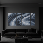Vortex bundle hexad 6-panel portrait front-facing product image in 20 x 60 inch statement piece
