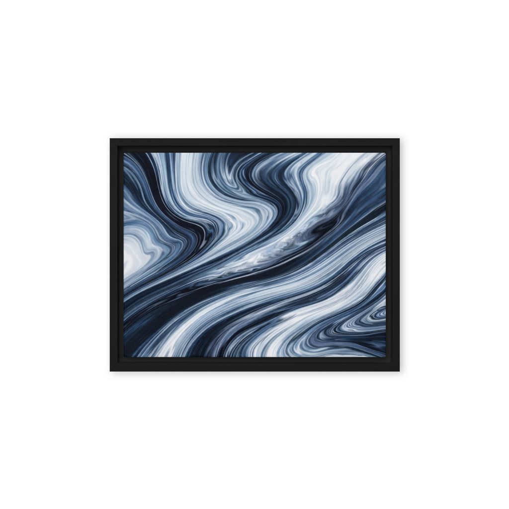 Vision wall art product image as a framed canvas print in black frame, 12 x 16 inch universal size