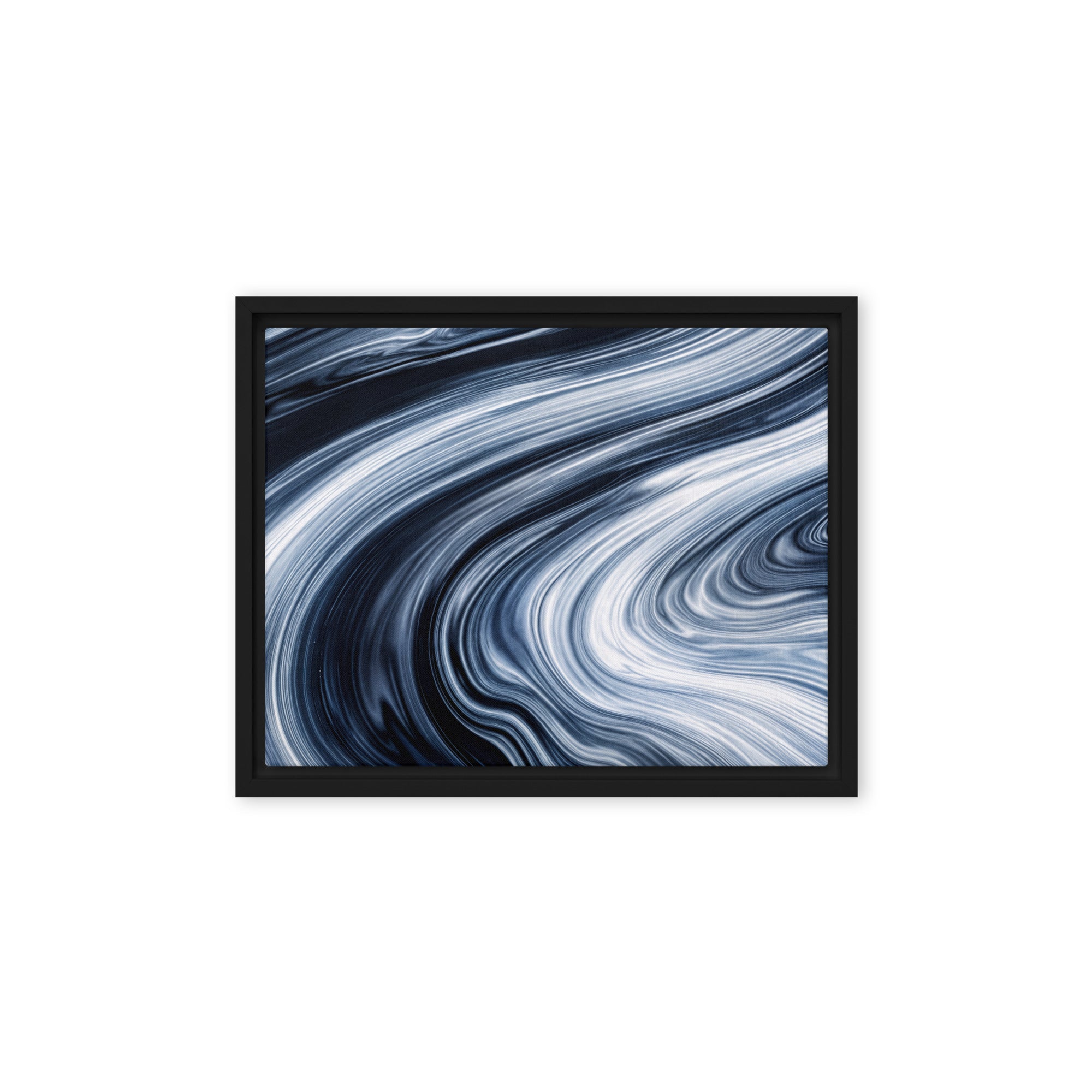 Vortex framed canvas print image for product listing in black frame, 16 x 16 inch universal size