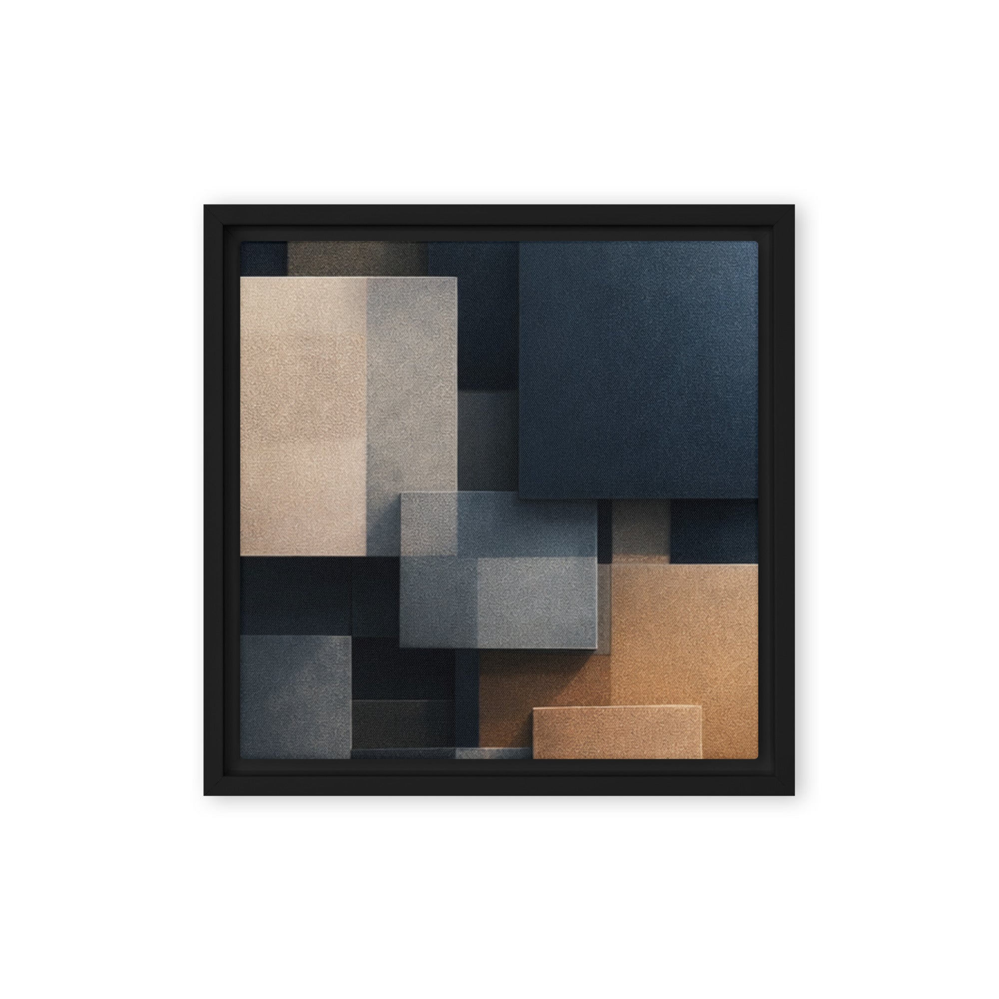 Monolith framed canvas print product image in black frame, 20 x 28 inch large size