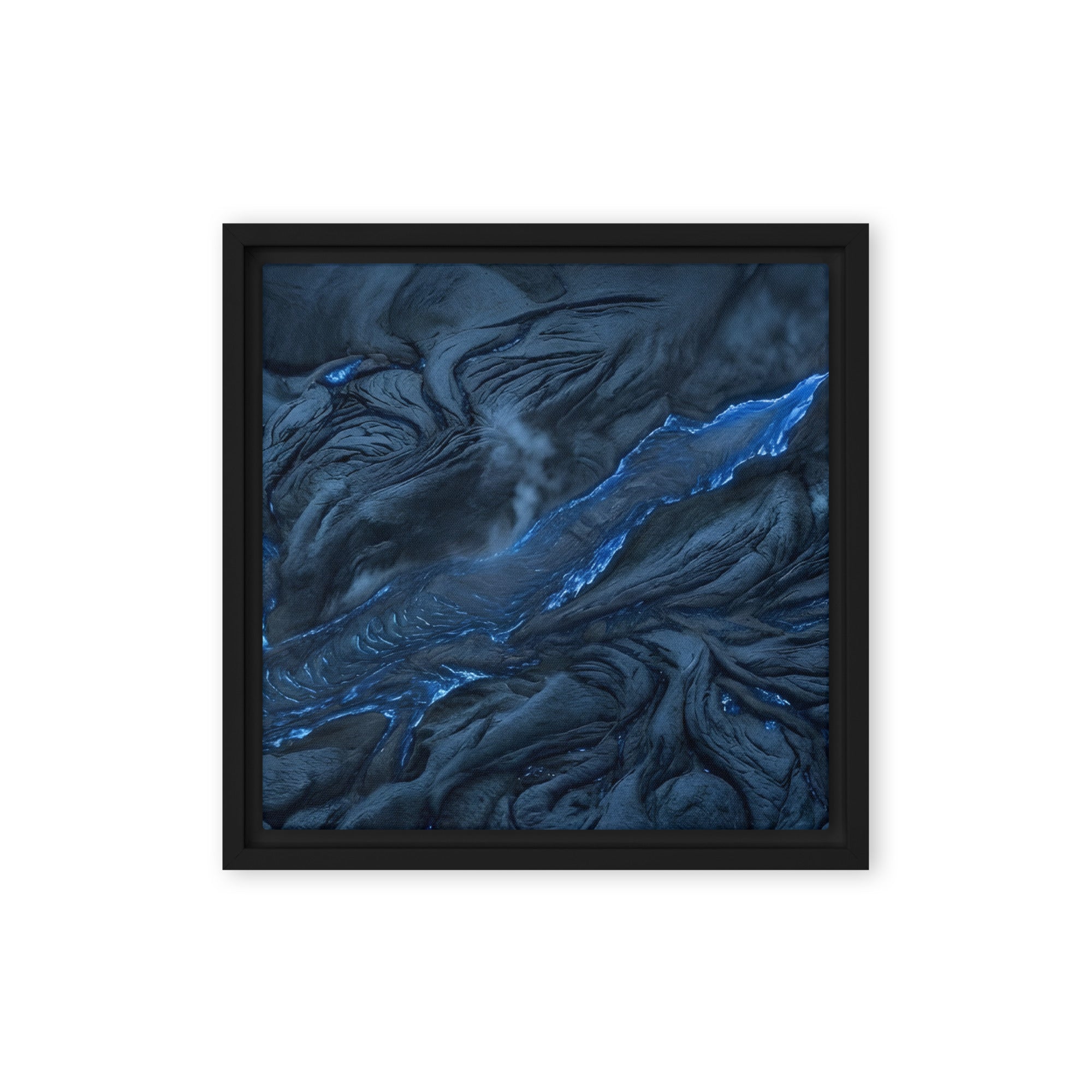 Vent wall art product image as a framed canvas print in black frame, 24 x 32 inch large size