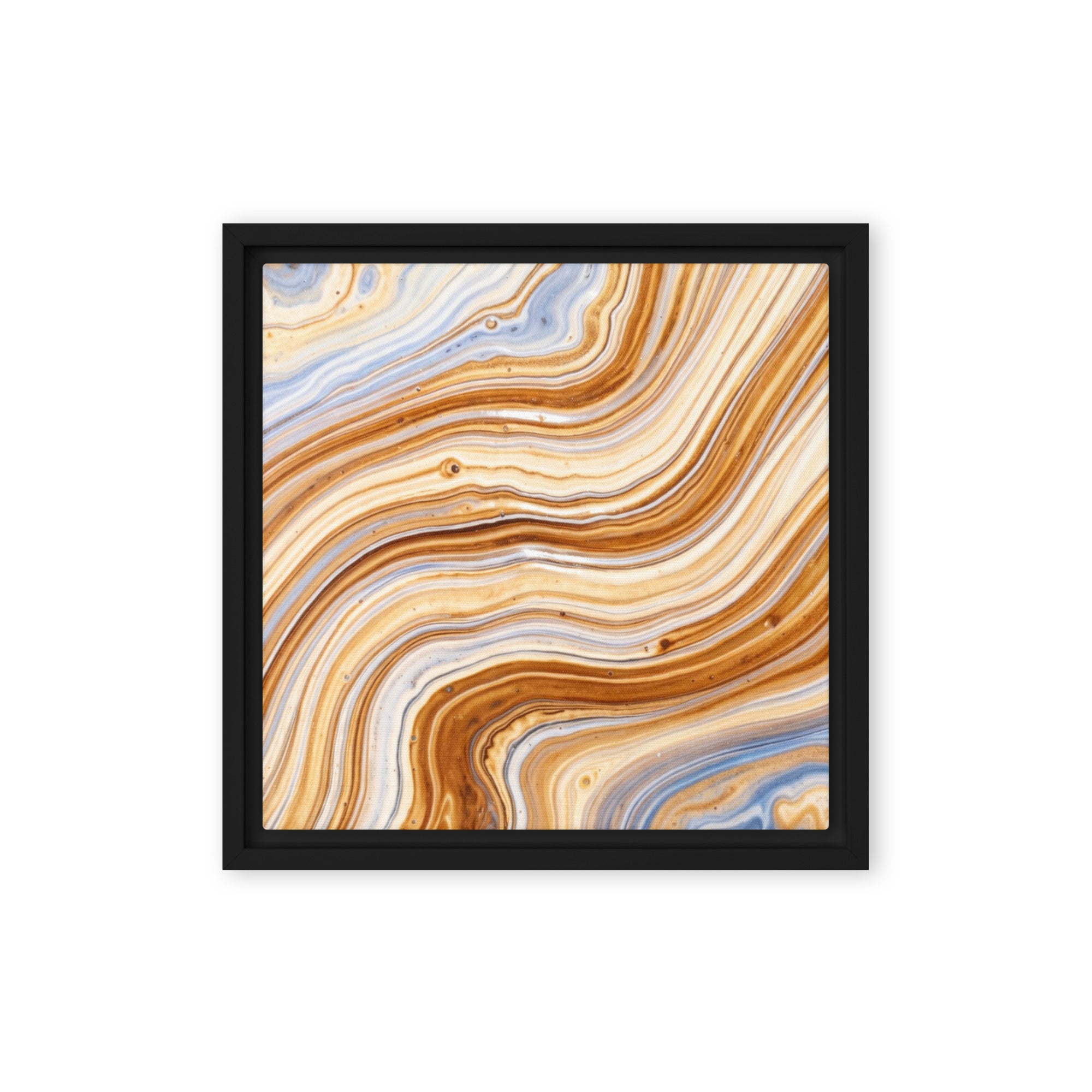 Dune framed canvas print shown in front view in black frame, 20 x 30 inch large size
