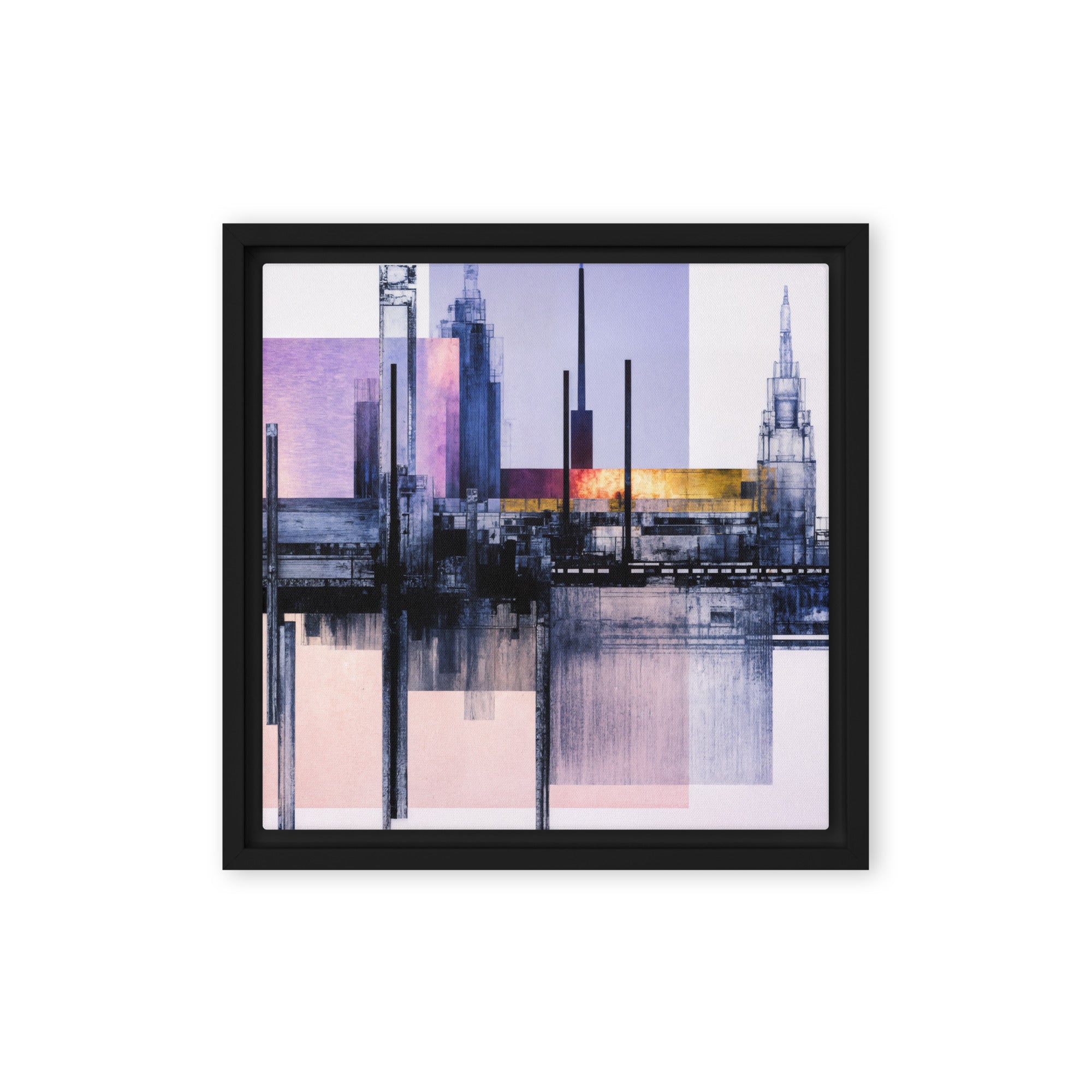 Escapes framed canvas print product image in black frame, 20 x 28 inch large size