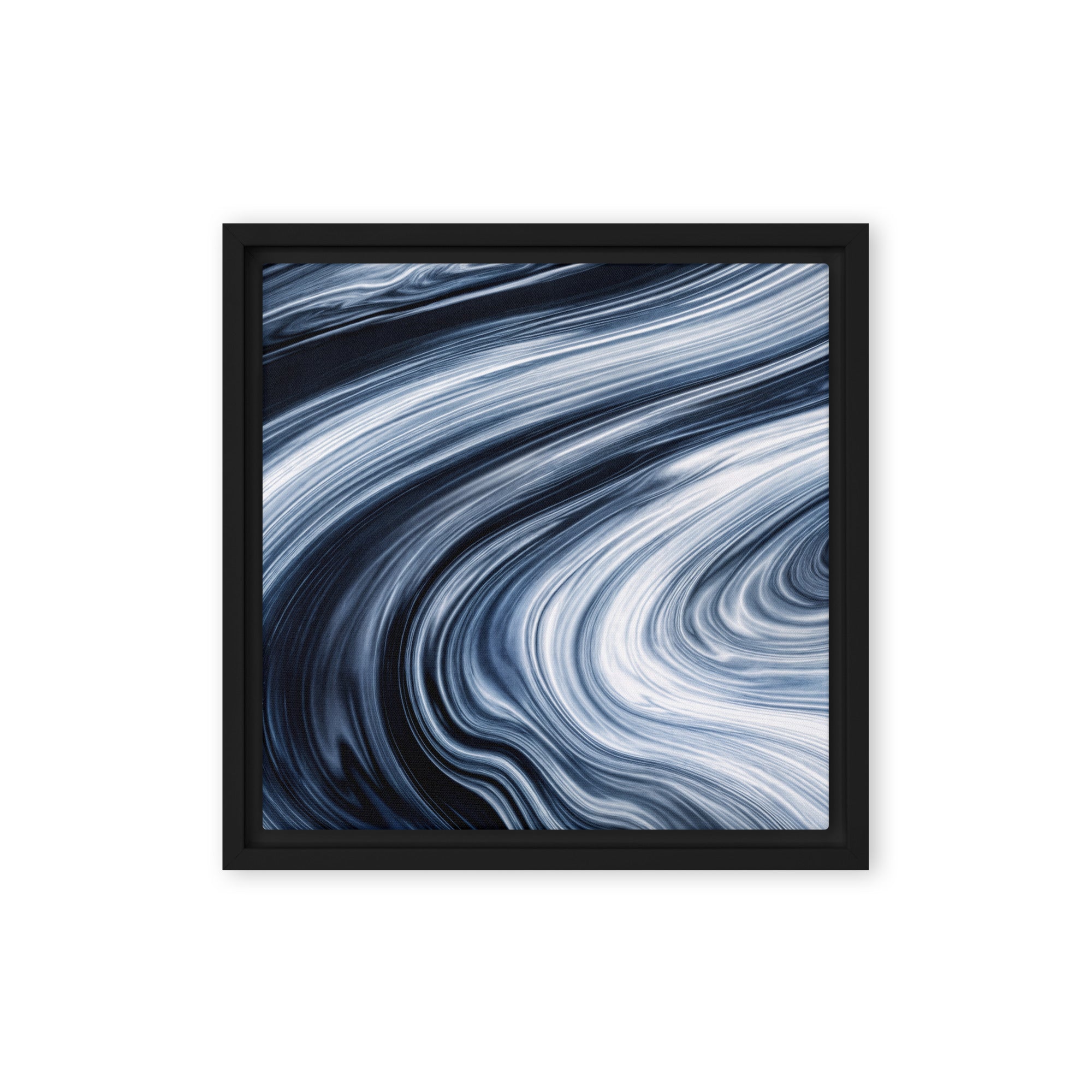 Vortex framed canvas print product image in black frame, 20 x 28 inch large size