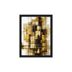 Altin framed canvas print front-facing product image in black frame, 16 x 16 inch universal size