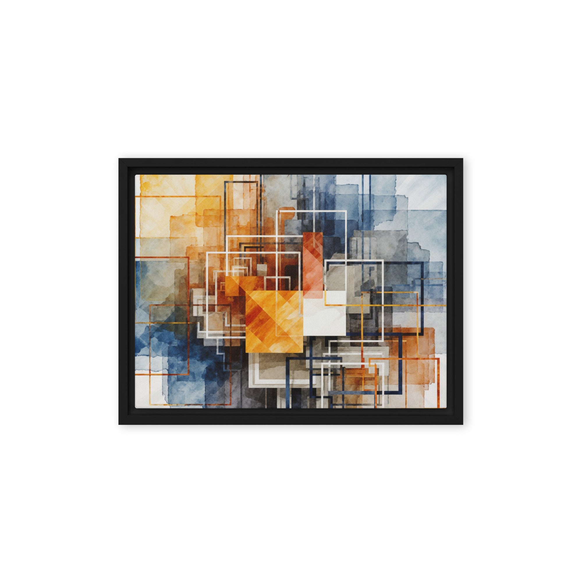 Reticle framed canvas print front-facing product image in black frame, 24 x 36 inch statement piece