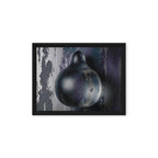 DROP — Framed Canvas, Black, 12×16