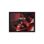 CARAFE — Framed Canvas, Black, 12×16