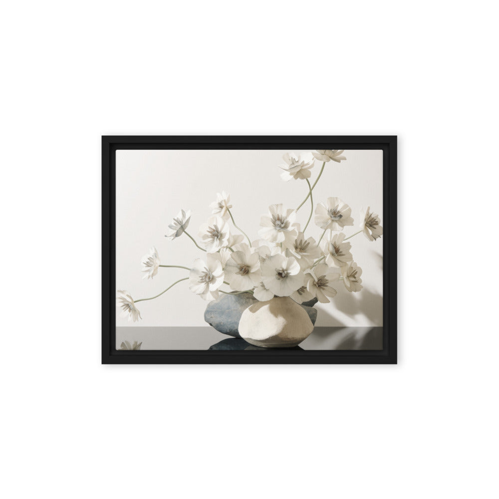 ALDER — Framed Canvas, Black, 12×16