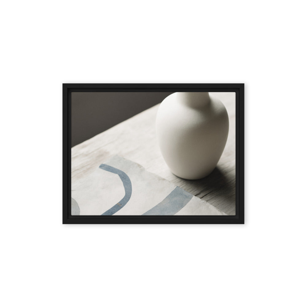 VESSEL — Framed Canvas, Black, 12×16