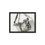 FERRULE — Framed Canvas, Black, 12×16