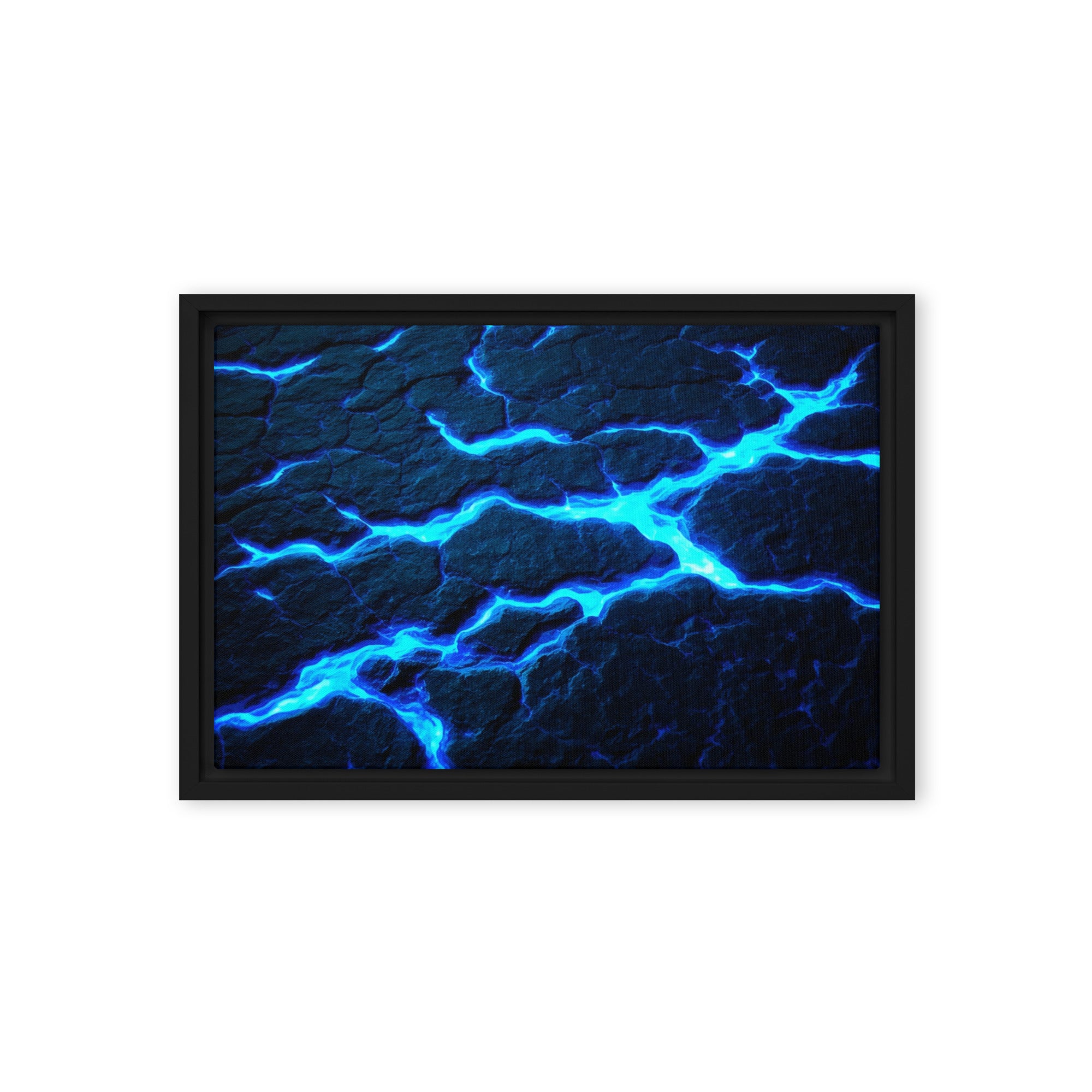 Dacite framed canvas print image for product listing in brown frame, 12 x 12 inch universal size