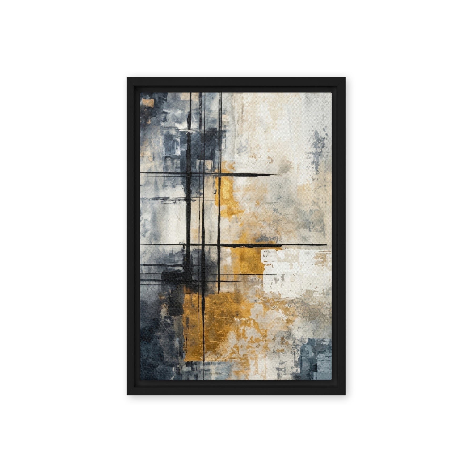 Elitist framed canvas print image for product listing in brown frame, 12 x 12 inch universal size