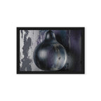 DROP — Framed Canvas, Black, 12×18