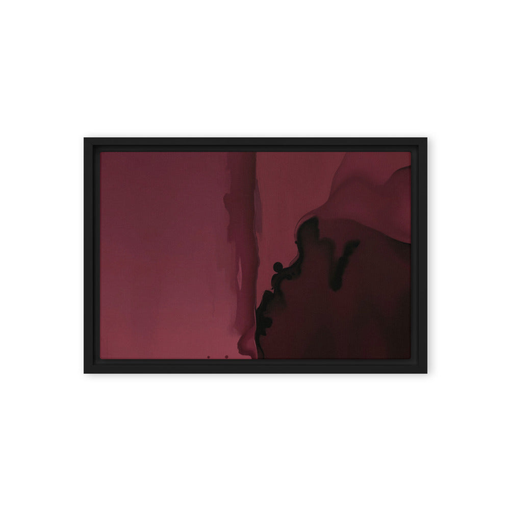 CARINENA — Framed Canvas, Black, 12×18