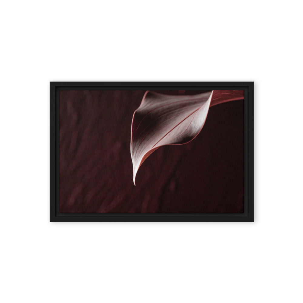 CRU — Framed Canvas, Black, 12×18