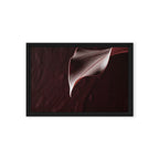 CRU — Framed Canvas, Black, 12×18